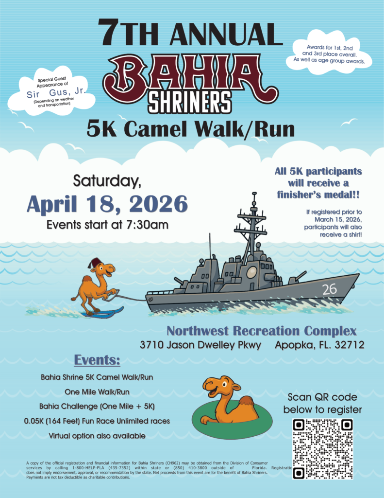 Bahia Shrine 5K Camel Walk/Run