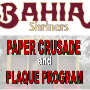 Paper Crusade Plaque Program